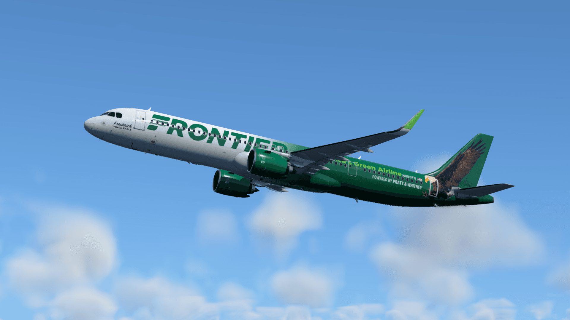Toliss A321Neo Frontier New Livery N603FR